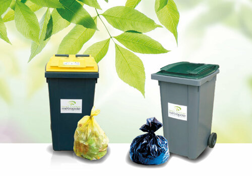 Bac collecte des déchets
